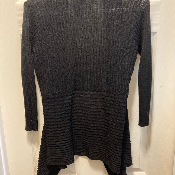 3/20 Lauren Michelle open front cardigan black - Picture 4 of 4